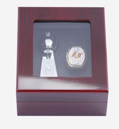 Sports Collectibles Rugby Ring Fantasy Football 10 cm Trophy Boutique Display Box Memorial Gift1501214