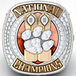 2018 2019 Clemson Tigers Final National Championship Ring Fan Men Gift Wholesale Drop Shipping9101243