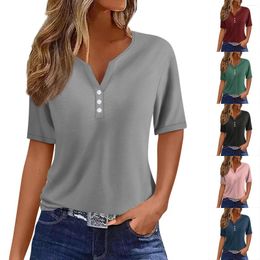 Women's Polos Women Long Sleeve Running Womens Tops Neck Buttons Sexy Shirts Short Dressy Blouses Geometric