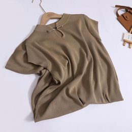 Party Dresses Chinese Fashion Cheongsam Dress Women Vintage Buckle Elegant Summer Loose Short Sleeve