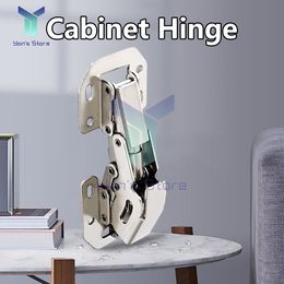 Cabinet Kitchen Hinge 90 Degree No-Drilling Hole Cupboard Door Hydraulic Hinges Soft Close With Screws Furniture Hardware