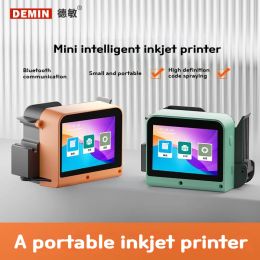 Printers T1 MINI Intelligent Handheld Inkjet Printer 600dpi High Precision Handwriting Input Bluetooth Connection Text Logo Date Print