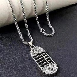 Pendant Necklaces TISCO Necklace Female Hiphop Wishful Thinking Korean Titanium Steel Net Red Douyin Same Hip Hop Trendy Man Will