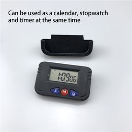 Car Alarm Clock Automobile Digital Dashboard Time Calendar Electronic Timer