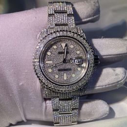 Luxury Looking Fully Watch Iced Out For Men woman Top craftsmanship Unique And Expensive Mosang diamond 1 1 5A Watchs For Hip Hop Industrial luxurious 7432