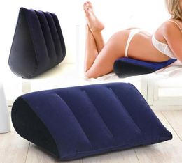 New Arrival Durable 45 16 36cm Inflatable Aid Wedge Durable Pillow Love Position Cushion Couple Comfortable Soft Furniture LJ204492801