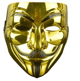 5 ألوان الحفلات أقنعة قناع Vendetta قناع مجهول من Guy Fawkes Halloween Vancy Dress Costume Cos Play