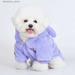 Dog Apparel Rabbit Plush Clothes for Pet Lon-eared Rabbit Fur Coat Winter Clothin New L49