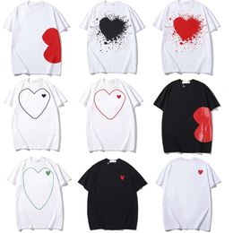 designer High Men Play T-shirts fashion casual shirt cotton embroidered love eyes t-shirt loose casual tshirt couple style printed short sleeve bottom shirts Lulusup