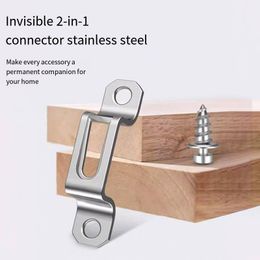 3 Set Home Cabinet Closet Invisible Screw Fastener Concealed Connector Accessory Wardrobe Furniture Concealed Screw Fastener