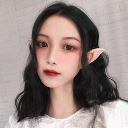 Party Decoration 3D Cosplay Fack Ears Soft Pointed Tips Anime Dress Up Costume Scary Scene Props Halloween Club