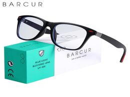 BARCUR Retro Blue Light Blocking Glasses Computer Glass Frame Men Glass Women Trend Styles Brand Optical Reading1887755