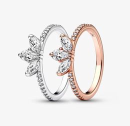 925 Sterling Silver Sparkling Herbarium Cluster Ring For Women Wedding Rings Fashion Engagement Jewelry Accessories5511904