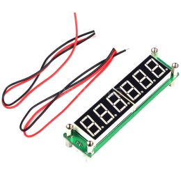 Red Green Blue 0.1 to 65MHz RF Signal Frequency Counter DC 8V~15V with LED Display Digital Cymometer Metre Tester