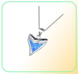 Beautiful Tooth Pendant lia Fire Opal Jewelry Solid 925 Sterling Silver Necklace For Women Gift8823572
