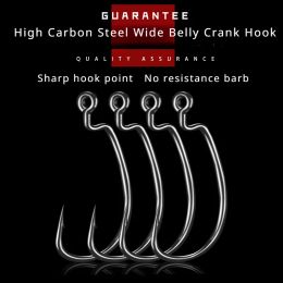 5 Pcs Crankbait Hooks Set Tied Texas Tackle Set Bullet Leader Line Set Pin Bass White Striper Hidden Spot Line Set Fishing Hook