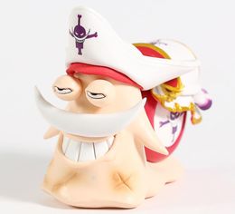 One Piece Edward Newgate Whitebeard Den Mushi Model Collectible PVC Figure Toy Figurine C02205221407