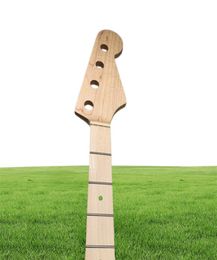 Electric guitar bass neck maple 21 fret 34 inch dot inlaid nut 38mm matte paint7908148