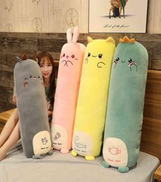 Cartoon Animal Dinosaur Rabbit Cat Chicken Monster Plush Toys Stuffed Soft Long Sleep Pillow Kids Girls Gift J2207046058983
