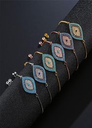 Classic Design Women Style Copper Turkish Blue Evil Eyes Charm Bracelet Jewellery for Gift2179451