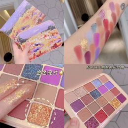 Shadow 20 Colour Shimmer Matte Glitter Eyeshadow Palette Metallic Diamond Pigmented Waterproof Eyeshadow Pallete Cosmetic Makeup Palette