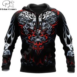 Supplies Heart Skull Funny Tattoo 3D All Over Printed Mens hoodies and Sweatshirt Autumn Unisex zipper Hoodie Casual Sportswear DW808