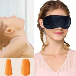 Travel Pillows Aeroplanes Inflatable Portable Neck Pillow with Earplug Blindfold U-Shape Automatic Inflatable Cervical Pillow