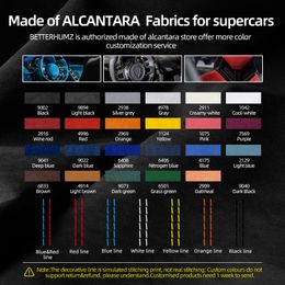 For BMW F30 F32 F36 F34 G20 G23 F20 F22 F26 X5 X6 X7 X3 X1 Made of Alcantara Performance Coasters Water Cup Mat Anti-Slip Pad