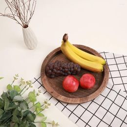 Candle Holders Wooden Tray Holder Home Decor Accessories Multi-purpose Retro Lightweight Wear-resistant