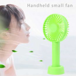 Electric Fans USB Handheld Small Electric Fan Summer Cooling Fan Student Desktop Portable Handheld Mini Small Electric Fan for Camping fishing