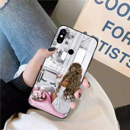 Winter coffee christmas girl new year Phone Case for For Xiaomi Redmi note 12 11 7 8 9 10 E s i T X note ultra X3 pro 5G 4G