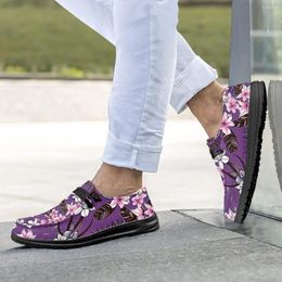 Casual Shoes INSTANTARTS Sunflower Print Personality Ladies Spring Summer Breathable Canvas Loafers Men's Fashion Versatile Boat