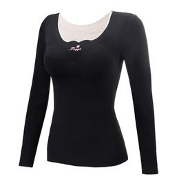 Thermal Underwear for Women Thermal Baselayer Comfortable Winter Shirt Versatile Soft Girls Tops with Long Sleeves