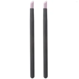 Shower Curtains 2 Pcs Nail Polish Tool Polished Rod Cleanser Pedicure Tools Stick Cuticle Pushers Quartz