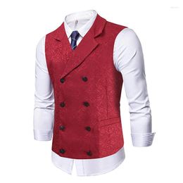 Men's Vests 2024 Cross Border Autumn Casual Vest Slim Fit Fashion Business For Foreign Trade