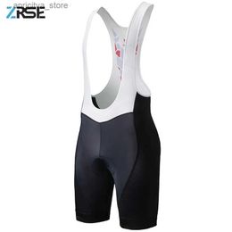 Cycling Shorts ZRSE Men Cycling Bib Shorts MTB Bicyc Clothing Man Bike Braces Tights Outfit Gel Pad Lycra Clothes L48