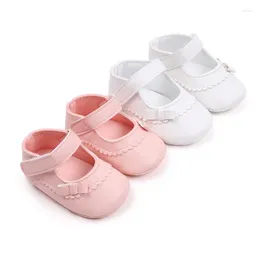 First Walkers Baby Girl Shoes Soft PU Mary Jane Casual Walking Indoor Prewalking Birthday Gift For 0-1 Years 2024 Fashion