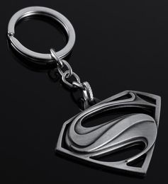 Whole Keychain Creative Gifts Superman Return Metal Keychain Car Advertising Key Ring Pendant 3 color5233773