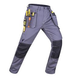 Pants MultiPocket WorkPants Plus Size WearResistant DirtResistant Workshop Polished Electrician MultiFunction Work Clothes