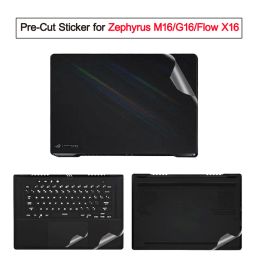 Skins PreCut Anti Fingerprints Vinyl Sticker Skin Cover Film for ASUS Flow X16 GV601 GV601R 2023 Zephyrus G16 GU603 GU603Z M16 GU604