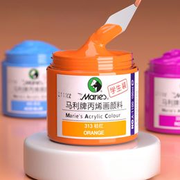 100ml Acrylic Paint Gift Box for Children's Handmade DIY Painting Colouring Waterproof Non-fading Dye High Coverage Pigment