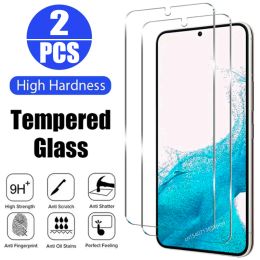 2PCS Tempered Glass For Samsung Galaxy S24 S23 Screen Protector S22 S21 Plus FE Note 20 5G S 23 24 Note20 S21FE S23FE S24Ultra