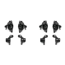 4X Steering Knuckle C-Hub Carrier Rear Hub Carrier Set For Wltoys 144001 144010 124016 124017 124019 RC Car Spare Parts