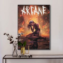 Vintage Arcane League of Legends Character Poster Canvas Painting Posters and Prints Wall Art Pictures for Room Home Decor Gifts