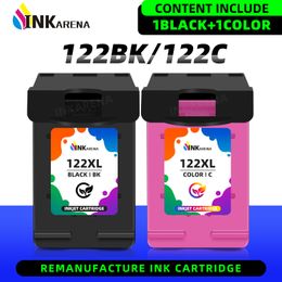 Inkarena Replacement for HP Ink Cartridge 122XL for HP122 Deskjet 1510 2050 1000 1050 1050A 2000 2050A 2540 3000 3050 3052A