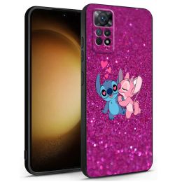 Phone Black Case For Xiaomi Redmi Note 13 Pro 11 12 12C 9T K40 12S 10 11S 9Pro 10C 9C Fundas Covers Turo Planet Stitch Koala