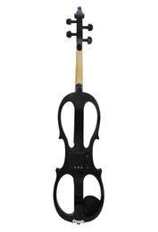 IRIN 44 Wood Maple Electric Violin Fiddle with Ebony Fittings Cable Headphone Case Black9040033