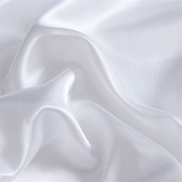 High-End Satin Flat Sheet Solid Colour Bed Sheet Soft Comfortable Bedsheet Luxury Bedding Sheet