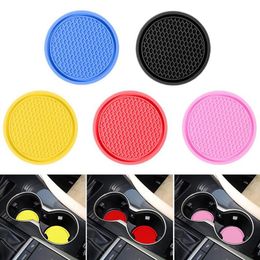 1pcs Honeycomb Car Auto Cup Holder Anti Slip Insert Coasters Pads Interior Accessories Universal Fits Perfectly For Most Cups