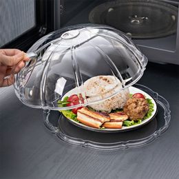 Microwave Splatter Cover Guard Lid with Handle Microwave Food Cover for Kitchen